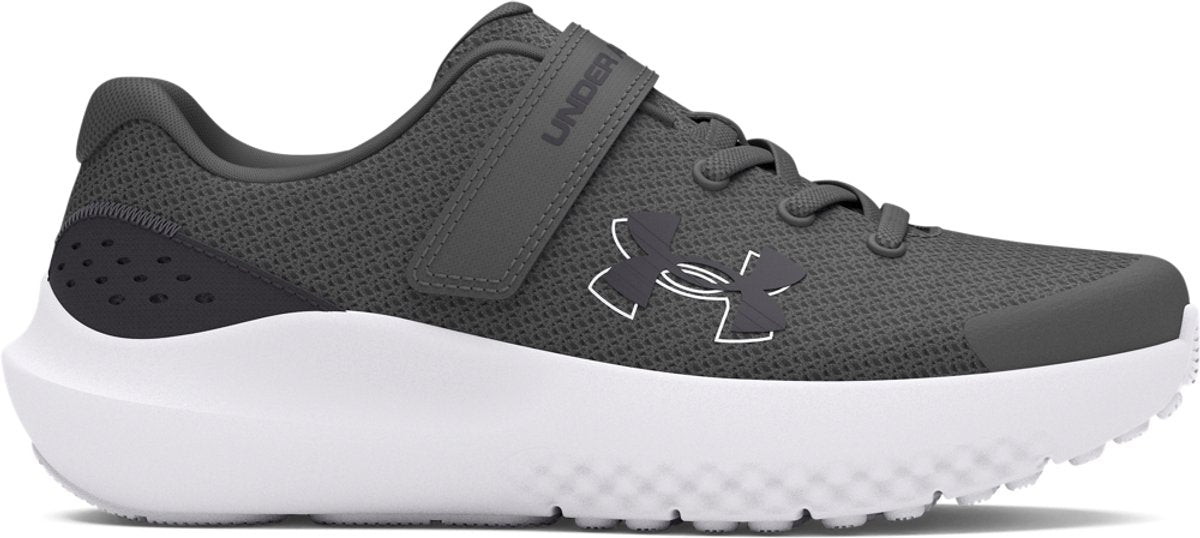 Under Armour UA BPS Surge 4 AC-Gry Chaussures de sport pour garçons - Castlerock - Anthracite