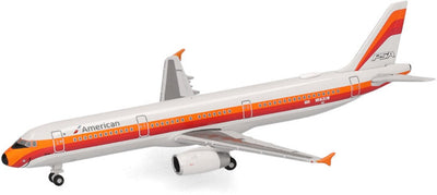 Herpa Airbus A321 American Airlines livrée héritage psa