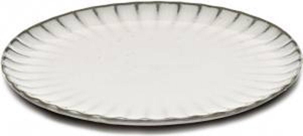 Serax - sergio herman inku - assiette m - blanc - 21 ø - 4 pièces