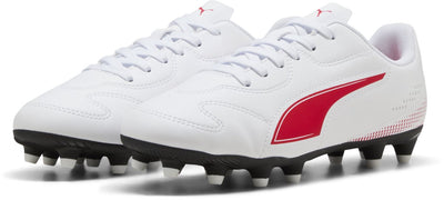 Puma vitoria ii fg ag jr chaussures de sport unisexe - blanc-rouge