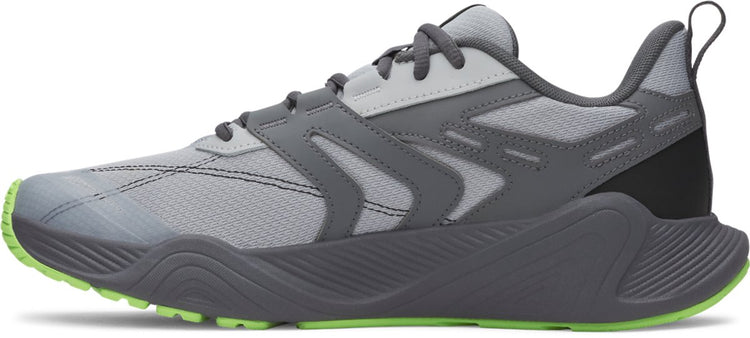 Chaussures de sport Under Armour UA Charged Commit TR 5-Gry pour hommes - Gris mod - Castle Rock - Lumos Lime
