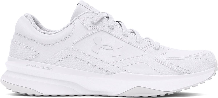 Under armour ua edge lthr-wht chaussures de sport pour hommes - blanc - gris halo