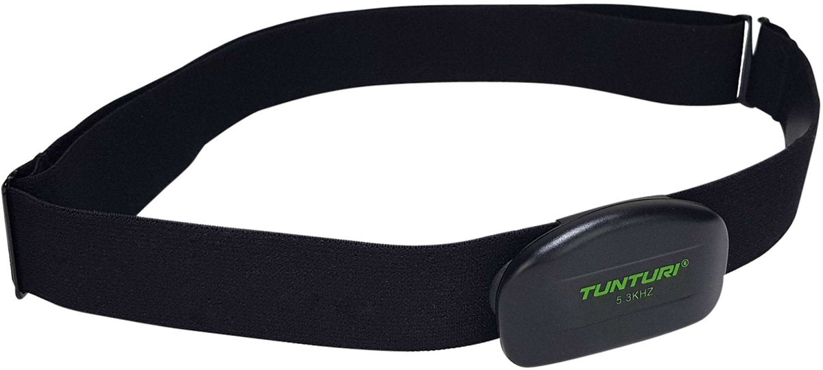 Sangle de fréquence cardiaque universelle Tunturi - ceinture pectorale avec capteur de fréquence cardiaque - moniteur de fréquence cardiaque - 5,3 khz