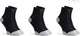 Rogelli core chaussettes de course - lot de 3 - noir gris - 44 47