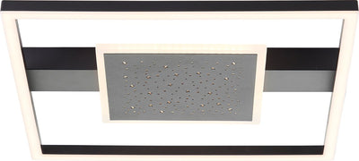 Brilliant reno - plafonnier - LED 30w - 3000k - noir