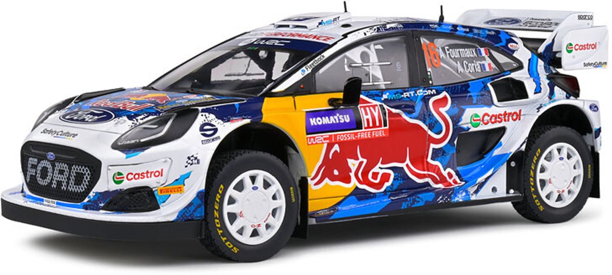 Solido ford puma rally 1 rally sweden '24 #16 fourmaux coria échelle 1:18
