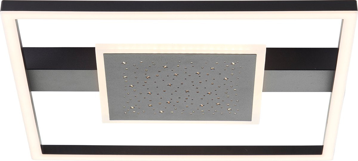 Brilliant reno - plafonnier - LED 30w - 3000k - noir