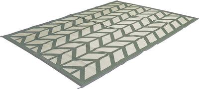 Bo-camp - industriel - tapis de refroidissement - lin - vert - l