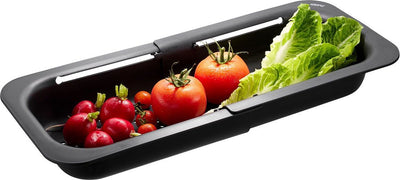 Passoire extensible Gefu drenare pour évier - 34 à 47 cm - plastique - passe au lave-vaisselle