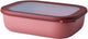 Mepal - récipient alimentaire multi-bols cirqula - 2000 ml - rectangulaire - mauve vif