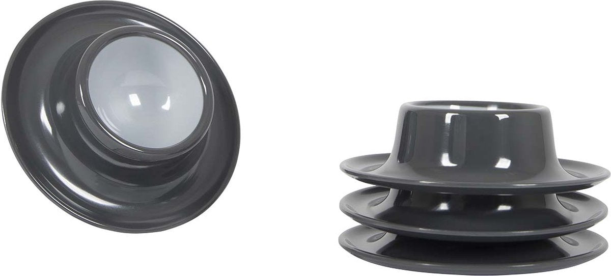 Gimex - ligne vive - coquetier - gris - 4 pièces