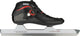 Nijdam patins de vitesse premium carbone - bas - noir rouge - taille 39