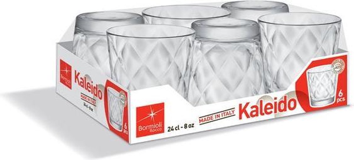 Verre à eau Bormioli Rocco Kaleido - 24 cl - set-6