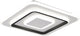 Plafonnier Jora Rl live your light réalité - blanc - dimmable - couleur de lumière réglable - télécommande - 39x39cm - LED 5400lm