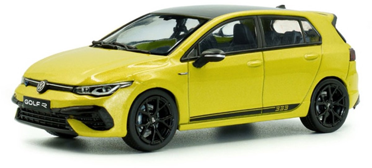 Solido vw golf r 333 édition limitée '23, jaune échelle 1:43