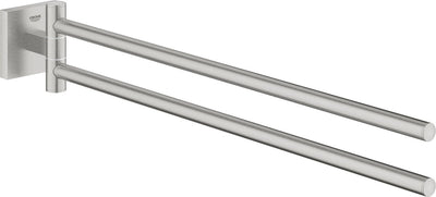 Porte-serviettes Grohe start cube - supersteel (aspect inox) 40976dc0