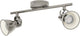 Eglo seras - spot led - 2 lumières - 3,3w - nickel-crème antique