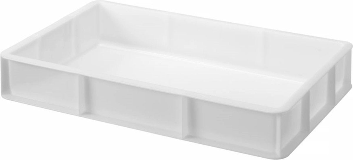 Boîte à pâte à pizza Hendi gn 1 1 – empilable – facile à nettoyer – 530x325x90 mm – blanc