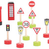 Bigjigs Signes de circulation en bois, 18e.