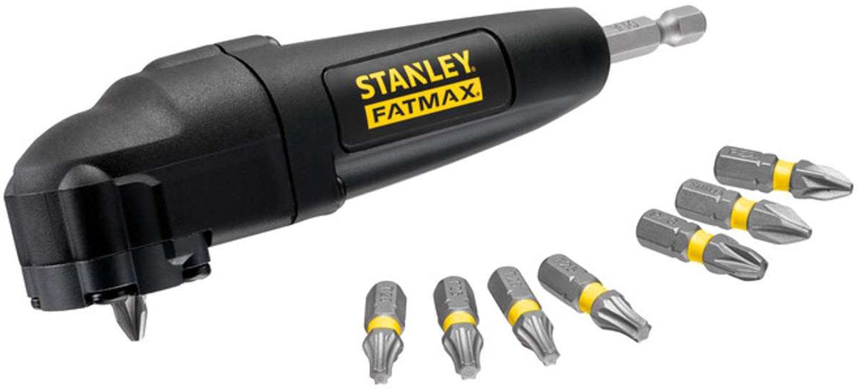Stanley sta88582-xj - adaptateur d'angle - 90° - support magnétique - avec 9 embouts