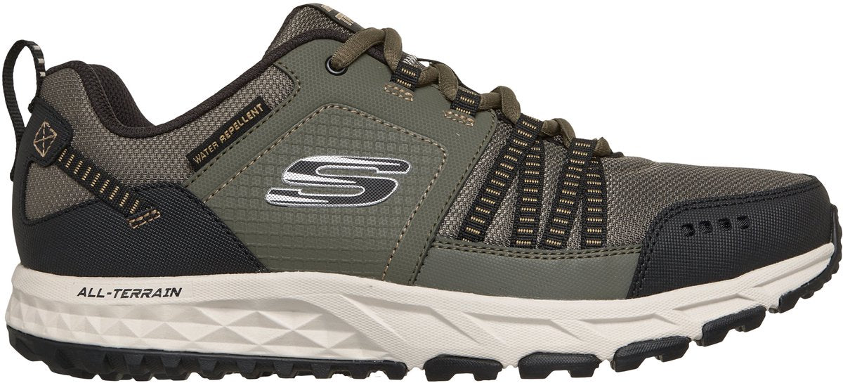 Chaussures de marche homme Skechers escape plan - olive