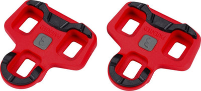 Bbb cycling look keo cales vélo de route - multiclip - dégagement 7° - cales avec patins en caoutchouc antidérapants - compatible avec les pédales look keo - rouge - bpd-04a