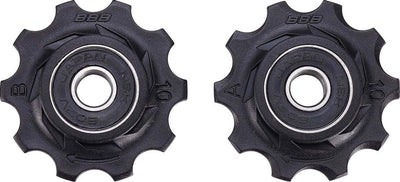 Roues de dérailleur de vélo Bbb shimano, campagnolo sram - 7 vitesses, 8 vitesses, 9 vitesses, 10 vitesses - durables - noir - 10t - rollerboys bdp-01