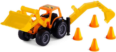 Toys de Cavallino Toys Cavallino Grip Excavator Tripteur avec pneus en caoutchouc, 38,5 cm