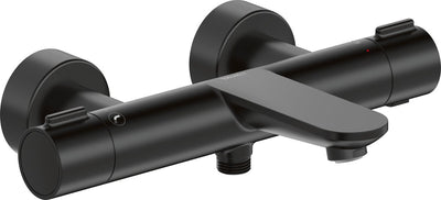 Duravit wave - robinet de bain thermostatique, noir mat wa5220000046