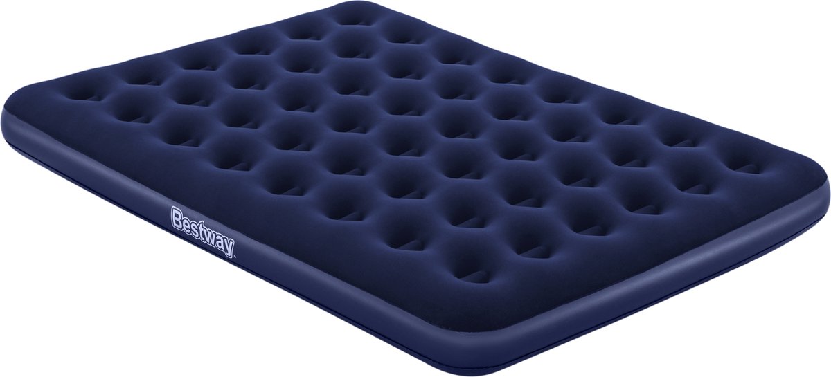 Matelas gonflable floqué Bestway 203x152x22 cm 67003 bleu 203 x 152 x 22 cm