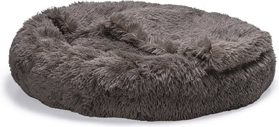 Beeztees Yala - lit pour chien - peluche - marron - dia. 80 cm
