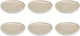 Médard de noblat - lin oslo - assiette plate 28 cm - 6 pièces - grès