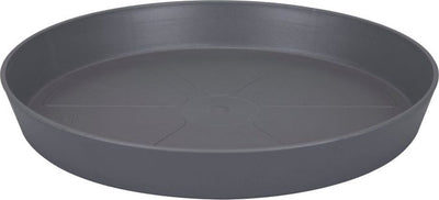 Elho loft urban plat rond 41 - plat d'extérieur - ø 41,0 x h 5,2 cm - anthracite