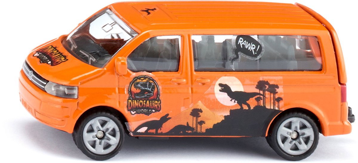 Voiture jouet Siku VW Multivan van orange - modèle réduit de voiture en métal.