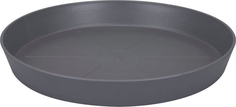 Elho loft urban plat rond 41 - plat d'extérieur - ø 41,0 x h 5,2 cm - anthracite