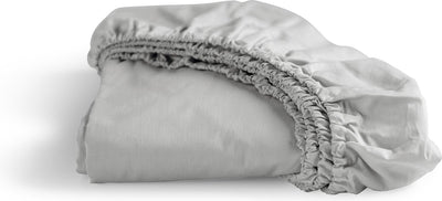 Cendrillon - week-end - drap-housse - jusqu'à 25 cm de hauteur de matelas - 100x210 cm - gris clair