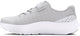 Under Armour ua gps surge 4 ac-gray chaussures de sport pour filles - halo gris - blanc - irisé