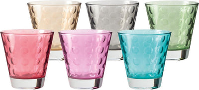 Verres optiques Leonardo assortis 220ml - set 6