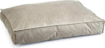Conçu par lotte nalino - coussin pour chien - velours - velours - gris - 100x70x15 cm