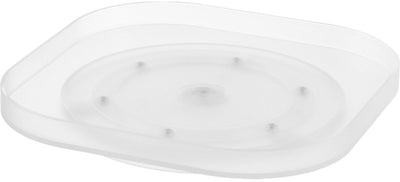 Plateau de rangement tour Yamazaki rotatif étroit - blanc