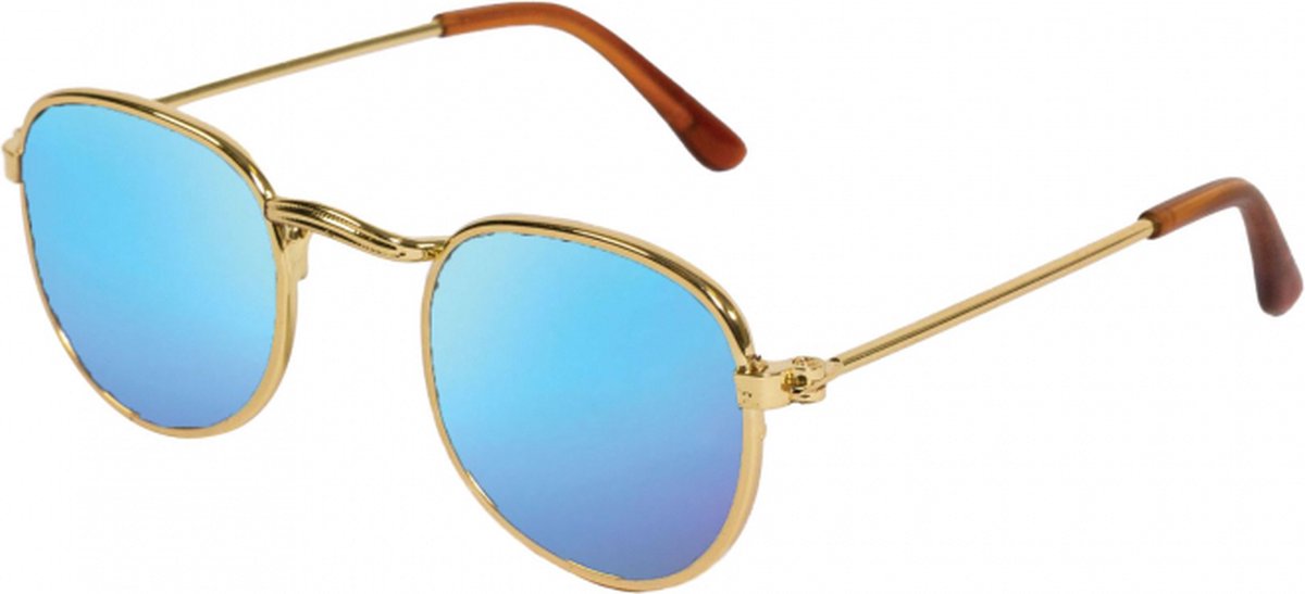 Lunettes de soleil Helless Dolls Gold Blue miroir