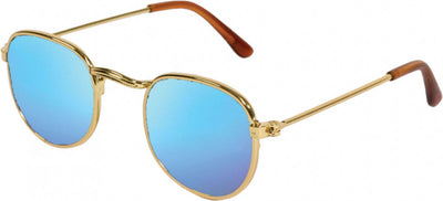 Lunettes de soleil Helless Dolls Gold Blue miroir