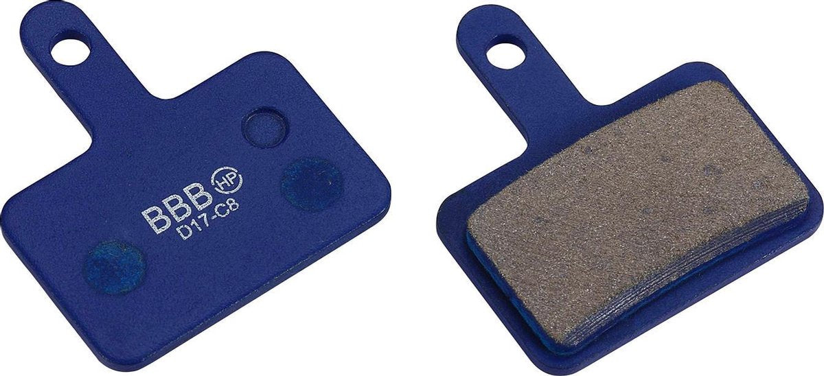 Plaquettes de frein de vélo Bbb cycling - discstop hp - plaquettes de frein vtt - compatibles avec les freins à disque shimano deore - bleu - bbs-53