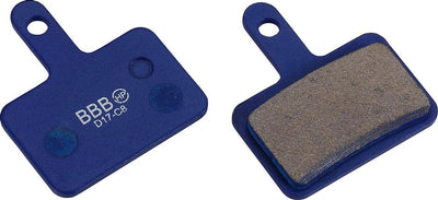 Plaquettes de frein de vélo Bbb cycling - discstop hp - plaquettes de frein vtt - compatibles avec les freins à disque shimano deore - bleu - bbs-53