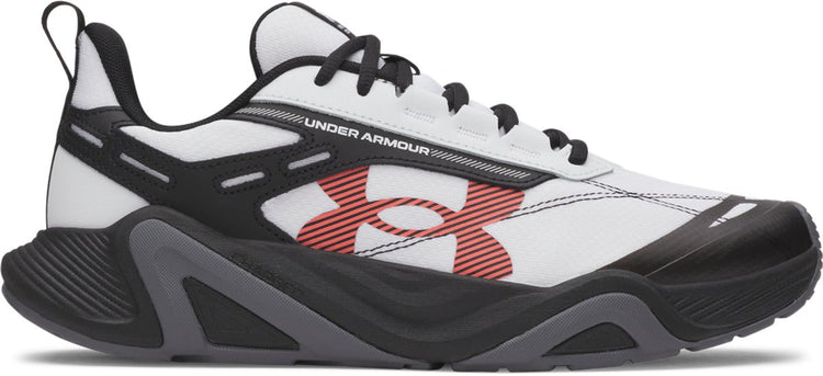 Under Armour UA Charged Commit Tr 5-wht Hommes Sportschoenen - Blanc - Noir - Venom Rouge