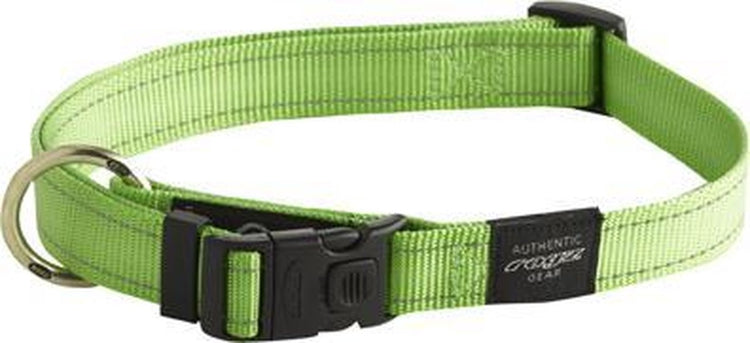 Rogz pour chiens collier de ceinture en éventail citron vert 20 mmx34-56 cm