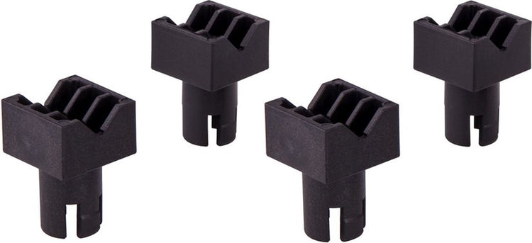 Wolfcraft - 4 mâchoires de serrage pour table de travail - pince pour plan de travail - pince pour établi - 6172000