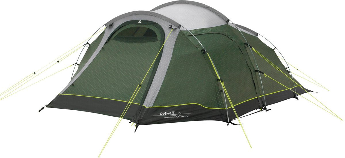 Outwell earth 3 plus tente tunnel extension de tente 3 personnes vert
