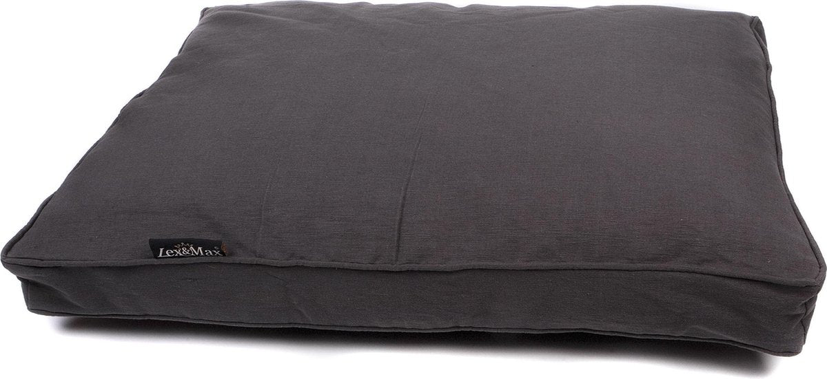Lex max coussin pour chien prof gris - lit parc - 90 x 65cm