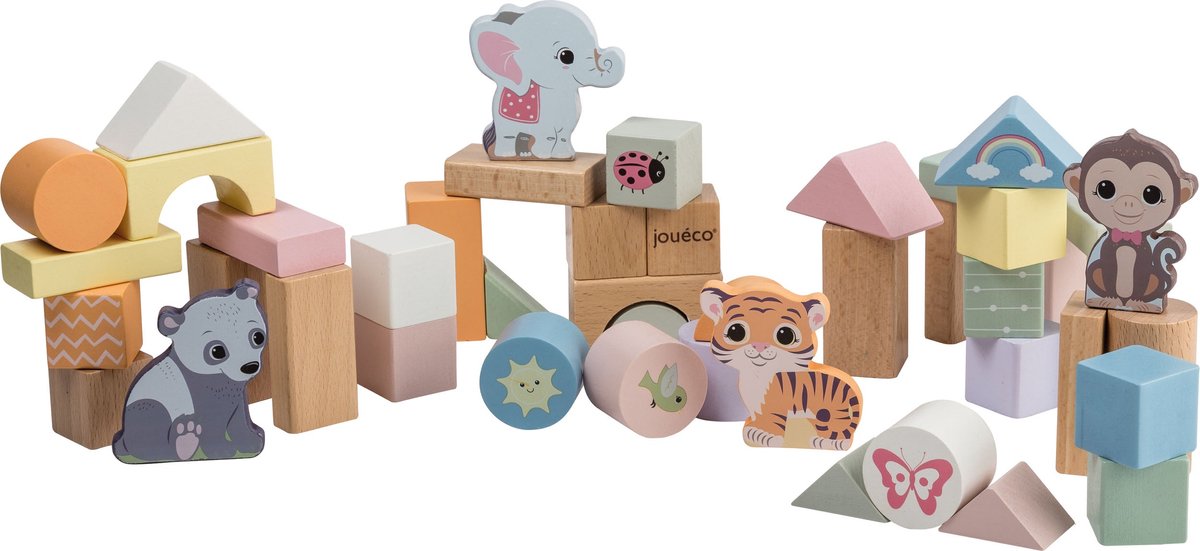 Joueco the Wildies Blocs en bois, 50e